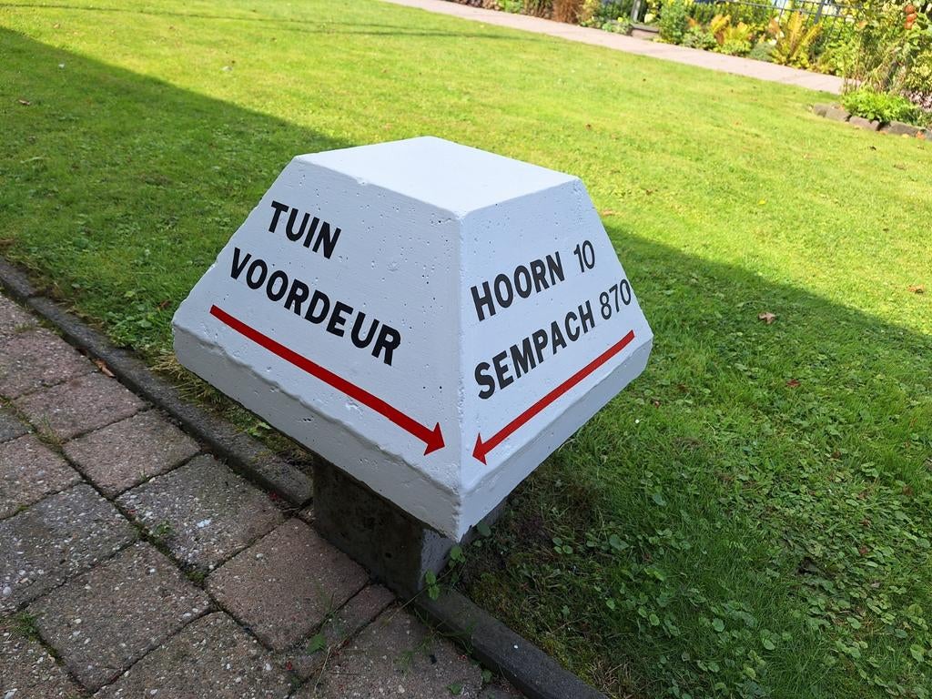 Unieke ANWB Paddenstoel - Wegwijzer voor Tuin/Decoratie, Ophalen