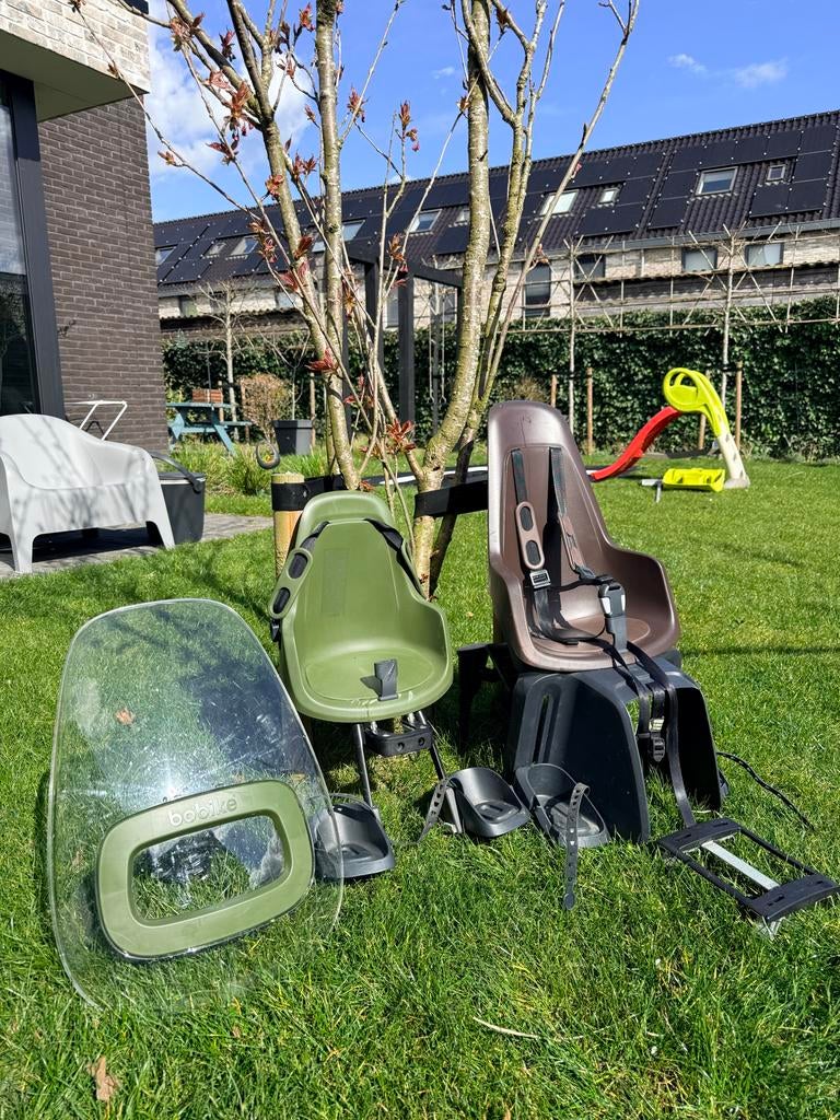 Bobike Mini (voor) + Bobike Maxi (achter), Ophalen, Gebruikt, Voetsteuntjes, Voorzitje