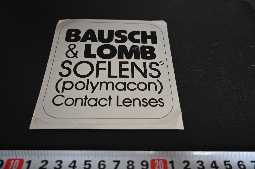 sticker BAUSCH & LOMB soflens ( polymacon ) Contact lenses, Ophalen, Zo goed als nieuw