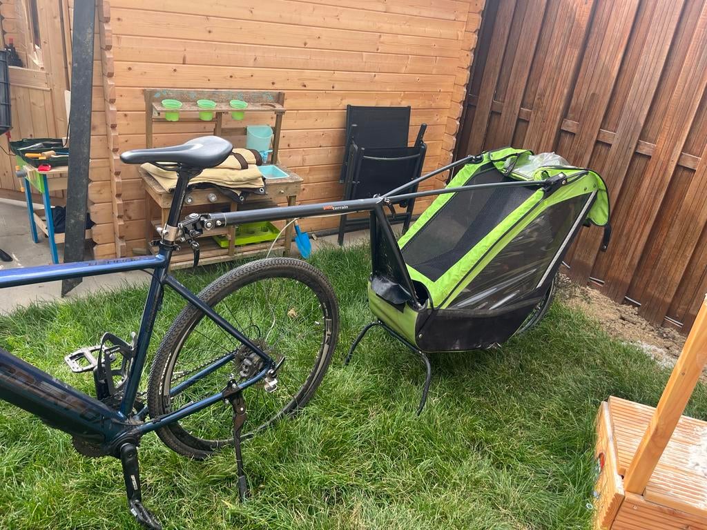 Tout Terrain Singletrailer fietsaanhanger, Ophalen, Gebruikt, Opvouwbaar, 20 tot 40 kg