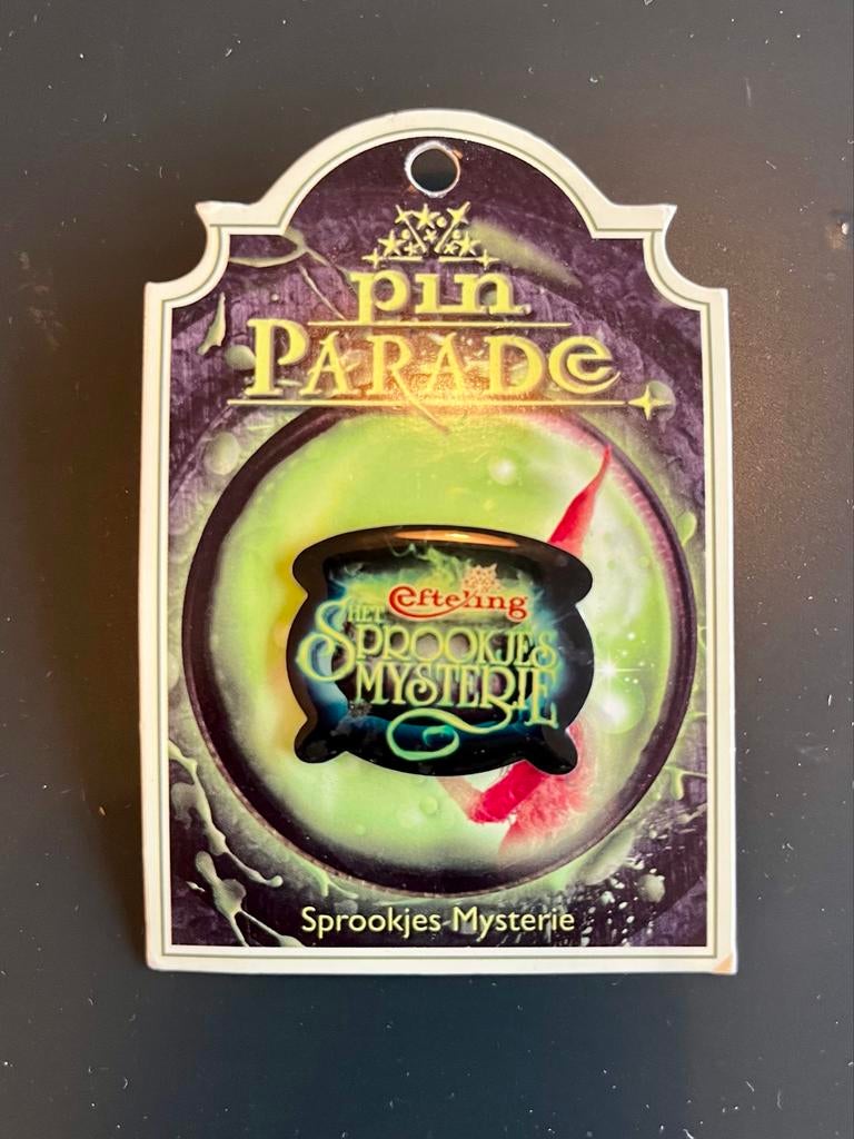 Efteling PinParade #155 – Sprookjes Mysterie pin (1000 ex.), Verzamelen, Efteling, Ophalen of Verzenden, Zo goed als nieuw, Button of Speldje