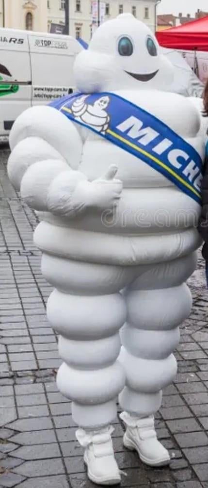 Michelin man carnavalskostuum, Kleding | Dames, Carnavalskleding en Feestkleding, Zo goed als nieuw, Carnaval, Ophalen