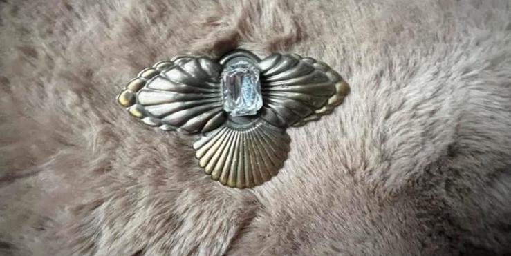 Vintage art deco broche 5 cm, Sieraden, Tassen en Uiterlijk, Broches, Ophalen of Verzenden, Zo goed als nieuw, Overige materialen