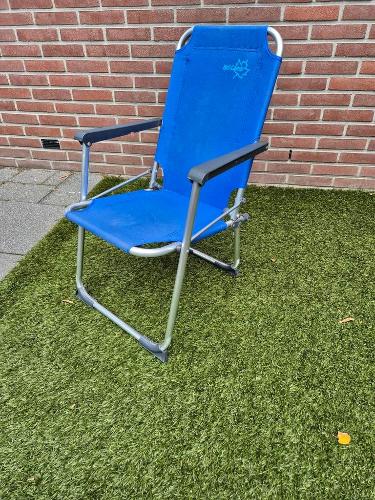 Bo-Camp Kinder Klapstoel - Blauw, Ophalen, Gebruikt, Campingstoel