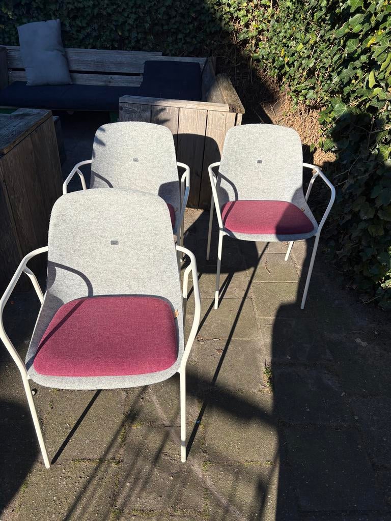 Vepa stoelen (Felt fine editie) set van 3, Overige kleuren, Drie, Ophalen of Verzenden, Zo goed als nieuw