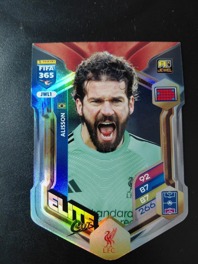 Alisson (liverpool) elite cut panini, Ophalen of Verzenden, Nieuw, Buitenlandse clubs, Poster, Plaatje of Sticker
