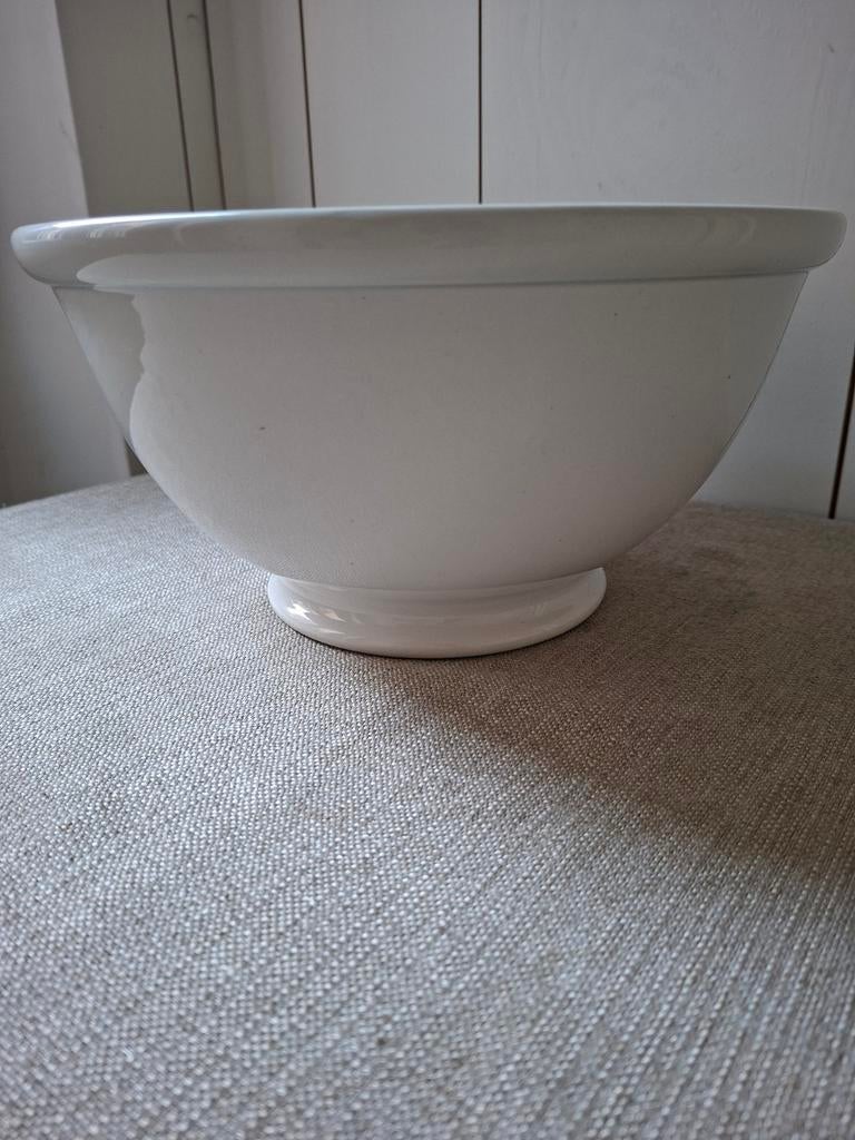 Een Petrus Regout Maastricht witte meng/beslagkom., Ophalen of Verzenden