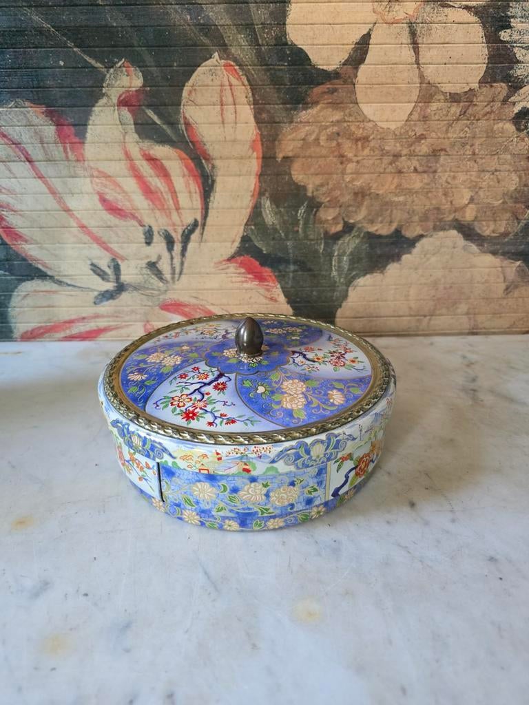 Blikken koektrommel Albert Heijn, Ophalen of Verzenden, Gebruikt, Overige