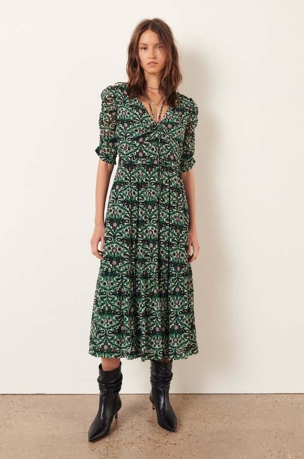 Bash ba&sh midi dress nieuw, Bash, Nieuw, Ophalen of Verzenden, Maat 36 (S)