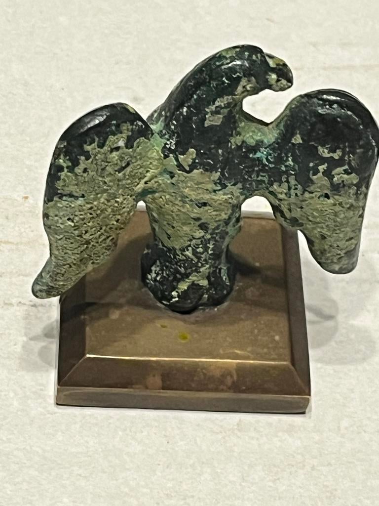 Vintage Bronzen Adelaar Beeldje - Decoratief, Antiek en Kunst, Ophalen of Verzenden