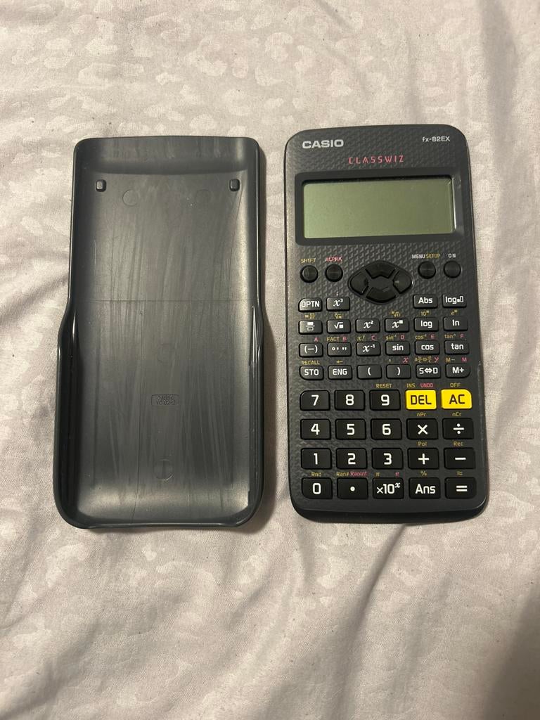 Casio fx-82EX, Ophalen, Grafische rekenmachine, Gebruikt