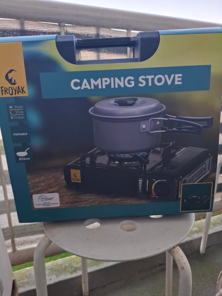 Camping stove camping gas toestel gas kook toestel, Ophalen of Verzenden, Zo goed als nieuw