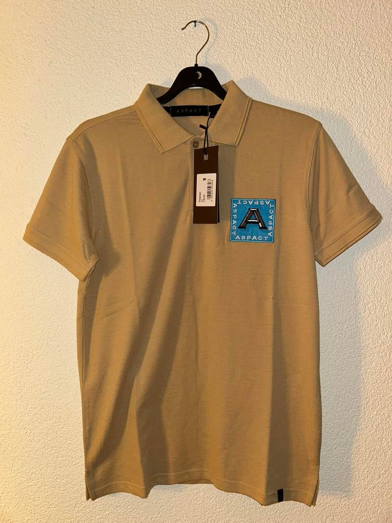 Aspact Polo; Maat M, Ophalen of Verzenden, Nieuw, Maat 48/50 (M), Beige