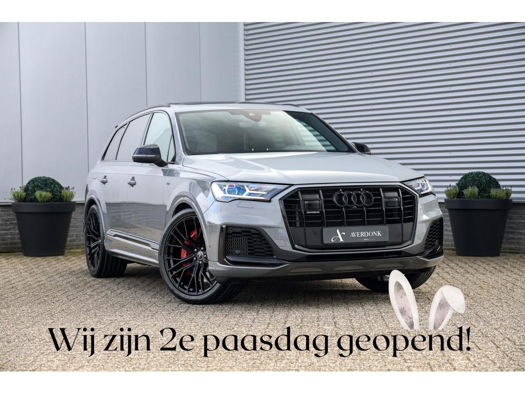 Audi Q7 55 TFSI e quattro S-Line Pano|Trekh|Nardo|SQ7, Auto's, Audi, Automaat, Gebruikt, 2995 cc, Bedrijf