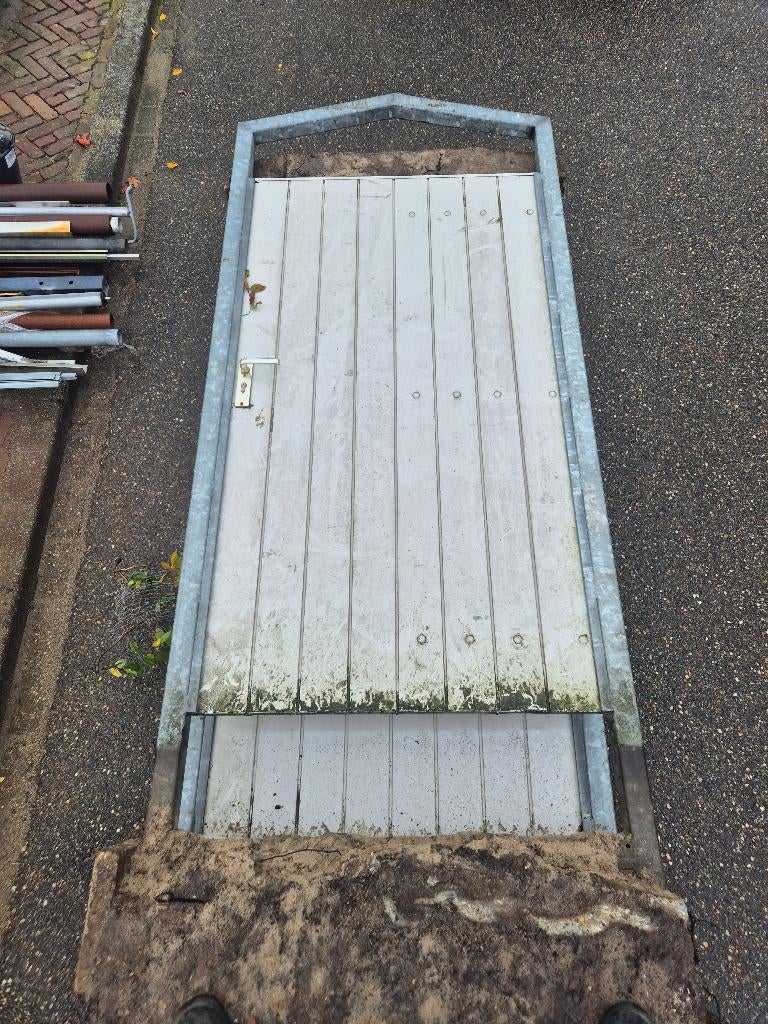 Poort tuinpoort looppoort schuttingdeur ( 457 ), Tuin en Terras, Tuinpoorten, Ophalen, Gebruikt, Nb, Nb