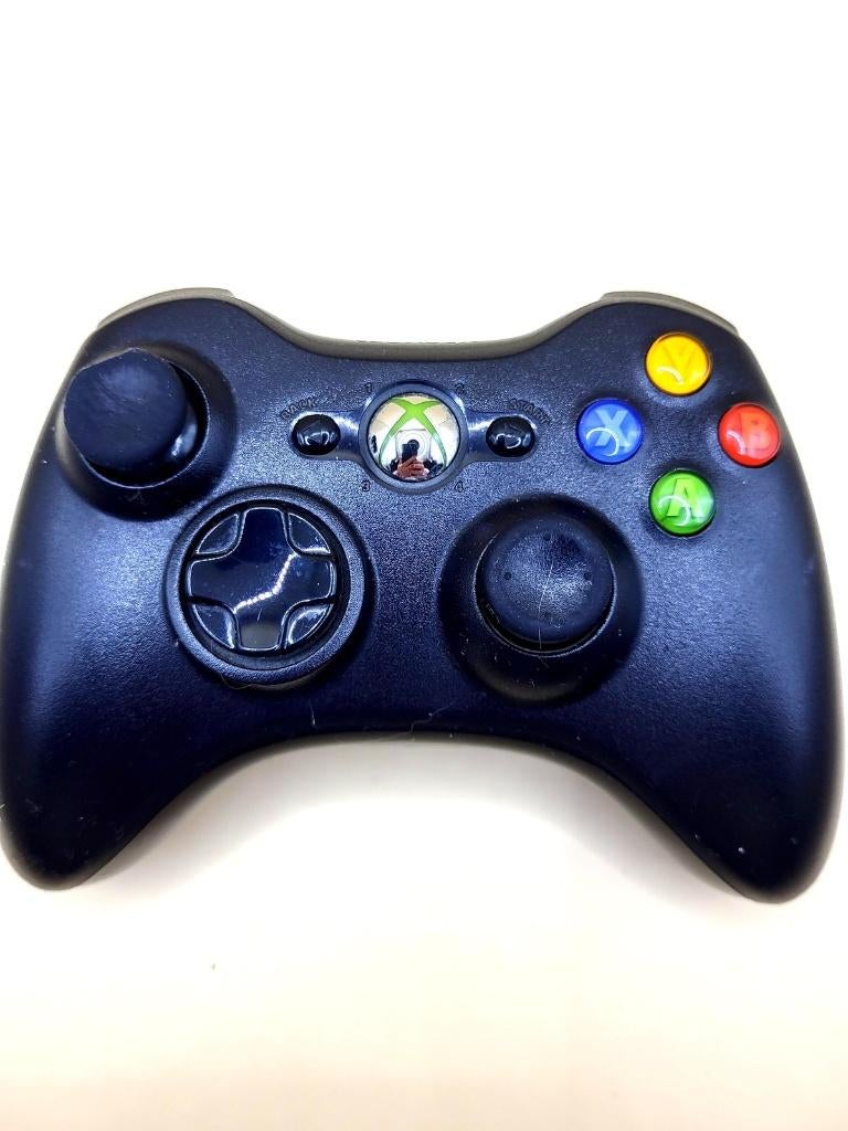 Xbox 360 Controller Zwart Draadloos, Spelcomputers en Games, Games | Xbox 360, Gebruikt, Microsoft, Overige genres, Eén computer