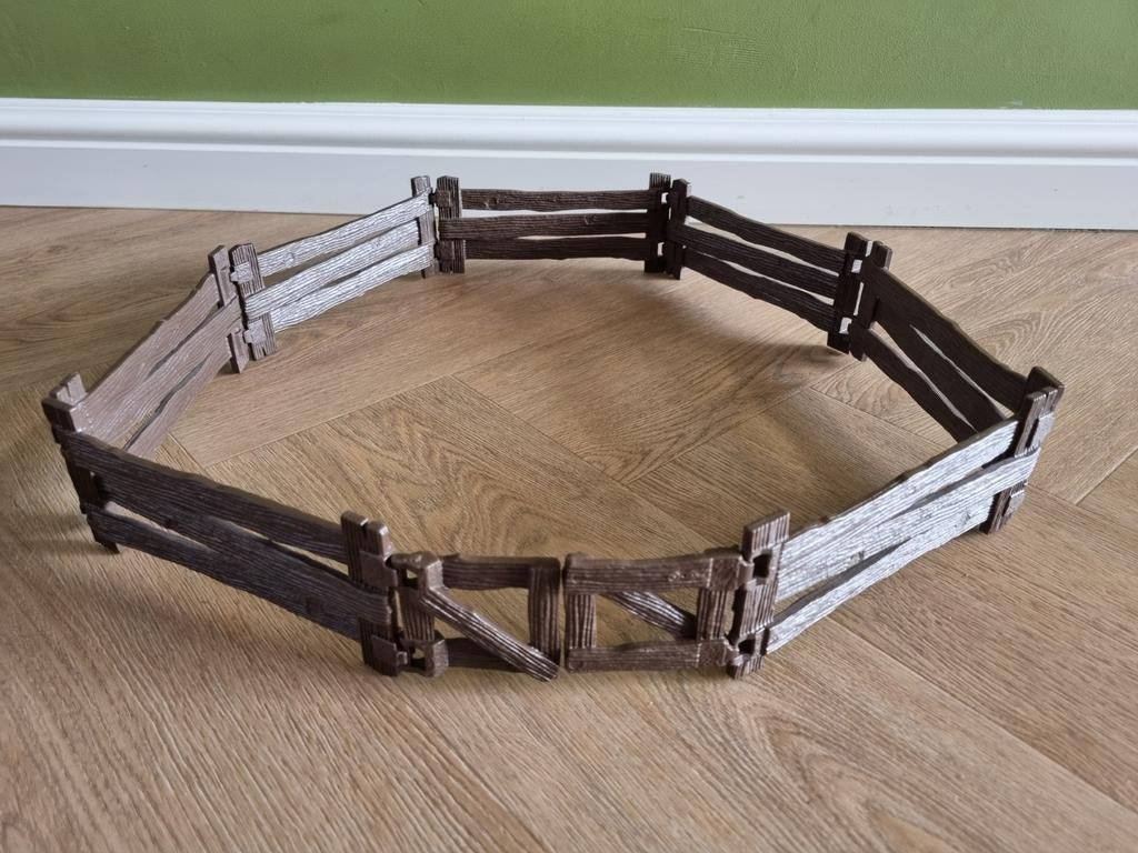 Schleich omheining met poort voor speelgoed dieren, Ophalen of Verzenden, Zo goed als nieuw, Jongen of Meisje