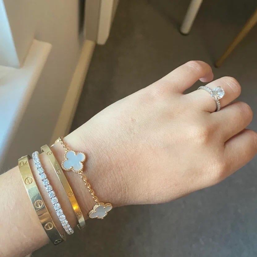 Van Cleef & Arpels Armband - Nieuwstaat, Ophalen of Verzenden, Nieuw, Goud