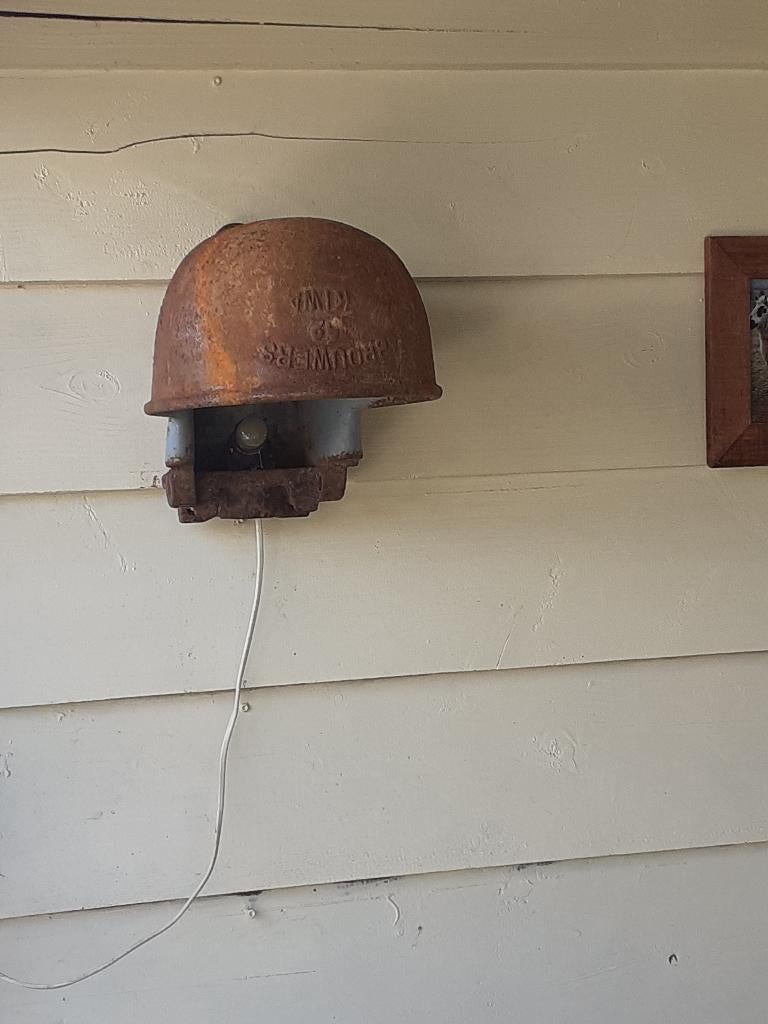 oude drinkbak koe, Ophalen, Gebruikt