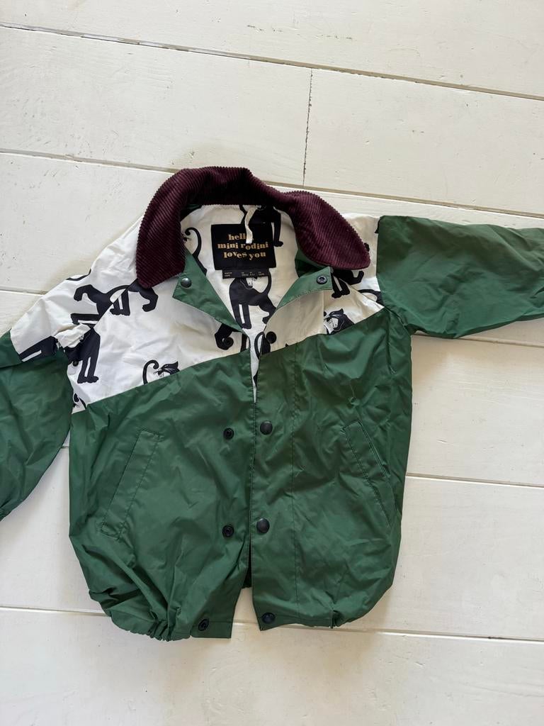 Mini Rodini zomer/windjack panterprint maat 104/110, Kinderen en Baby's, Kinderkleding | Overige, Ophalen of Verzenden, Gebruikt