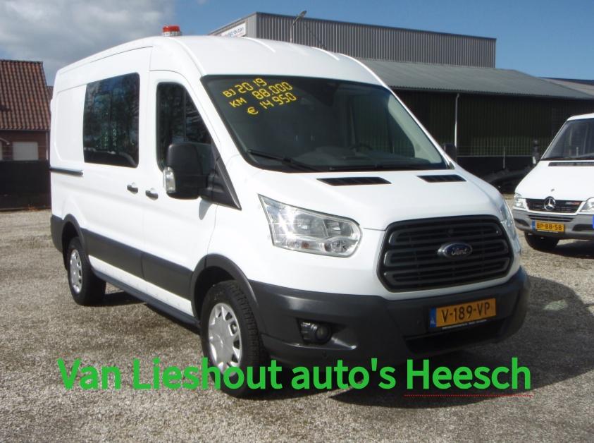 Ford Transit 350 L2H2 zeer nette Trend 88503 km bj 2019, Stof, 4 cilinders, 2800 kg, Wit