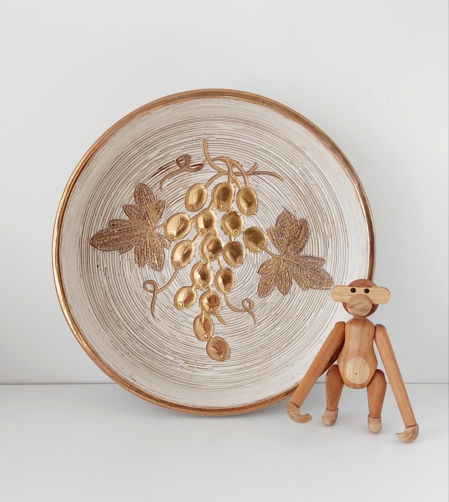 Vintage keramiek schaal Italy, Ophalen of Verzenden