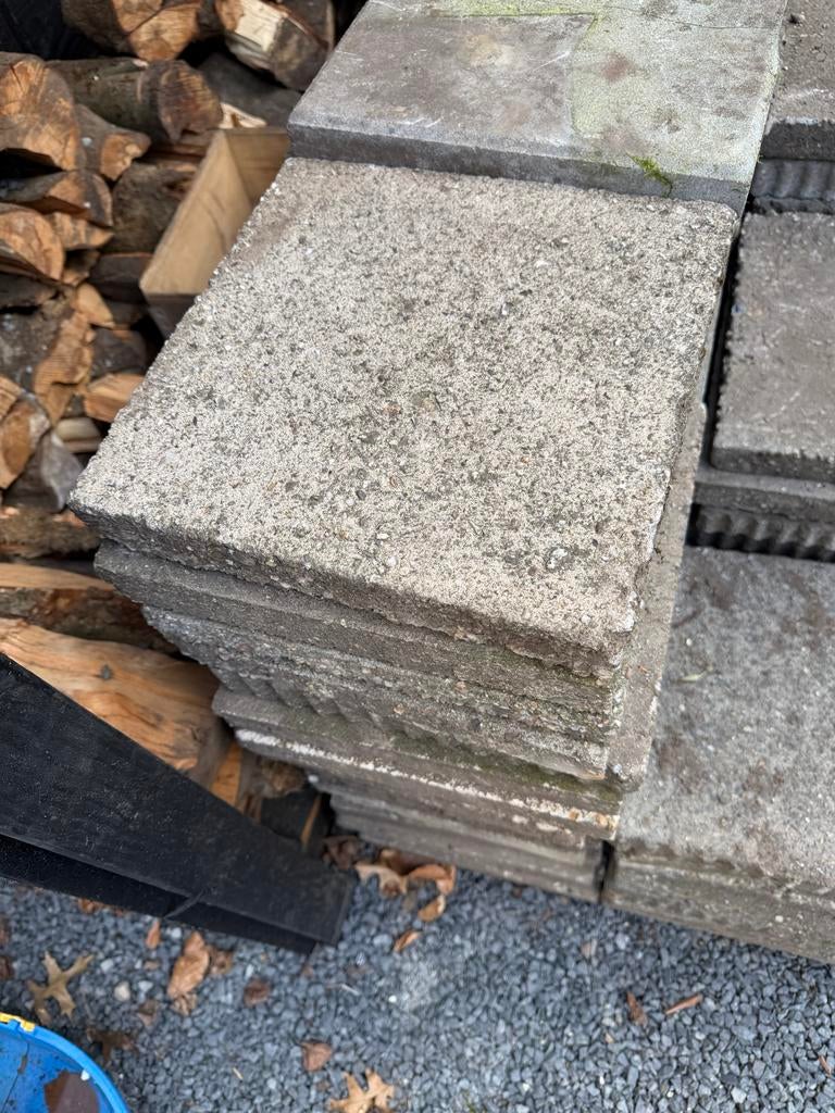 Stoeptegels 30x30 cm, Ophalen, Gebruikt, 10 m² of meer, Beton