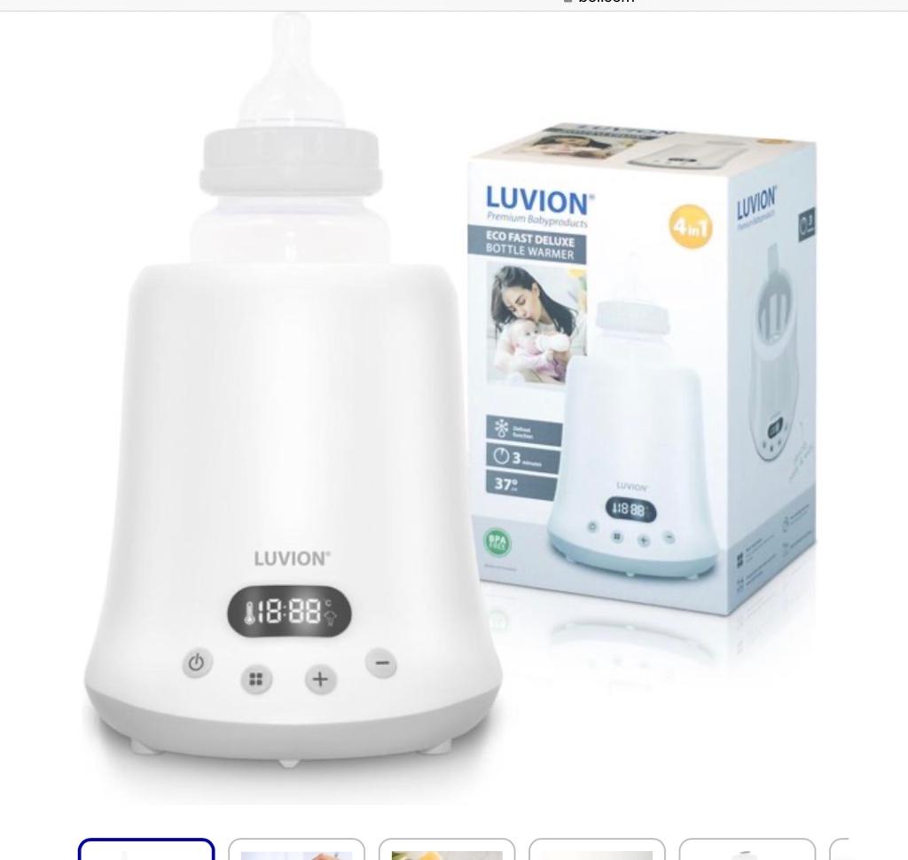 LUVION Eco Fast Deluxe 9 in 1 Flessenwarmer, Kinderen en Baby's, Babyvoeding en Toebehoren, Ophalen, Zo goed als nieuw, Flessen- of potjesverwarmer
