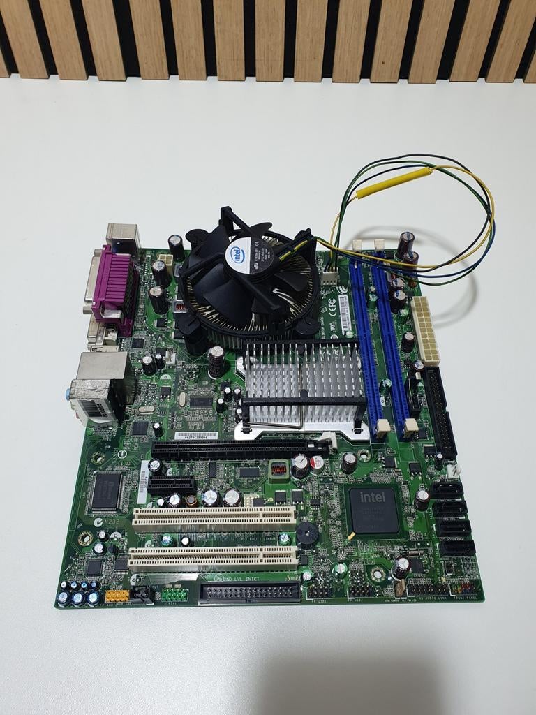 Intel Desktop Board DG41TY + Intel Pentium E6500 Socket 775, Computers en Software, Moederborden, Gebruikt, ., ., Intel