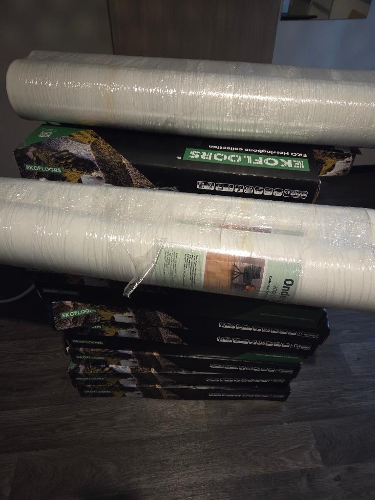 Pvc vloer, Huis en Inrichting, Ophalen, Bruin, Overige typen, Nieuw