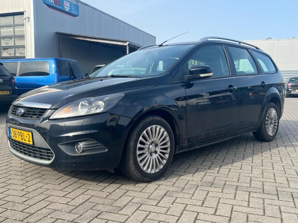 Ford Focus Wagon 1.8 Limited 2011 Zwart, Auto's, Ford, Parkeersensor, Zwart, 4 cilinders, Zwart