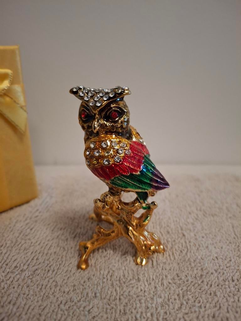 Nieuwe QIFU Uil in Geschenkdoos - Prachtig Versierd, Ophalen of Verzenden, Nieuw, Dier