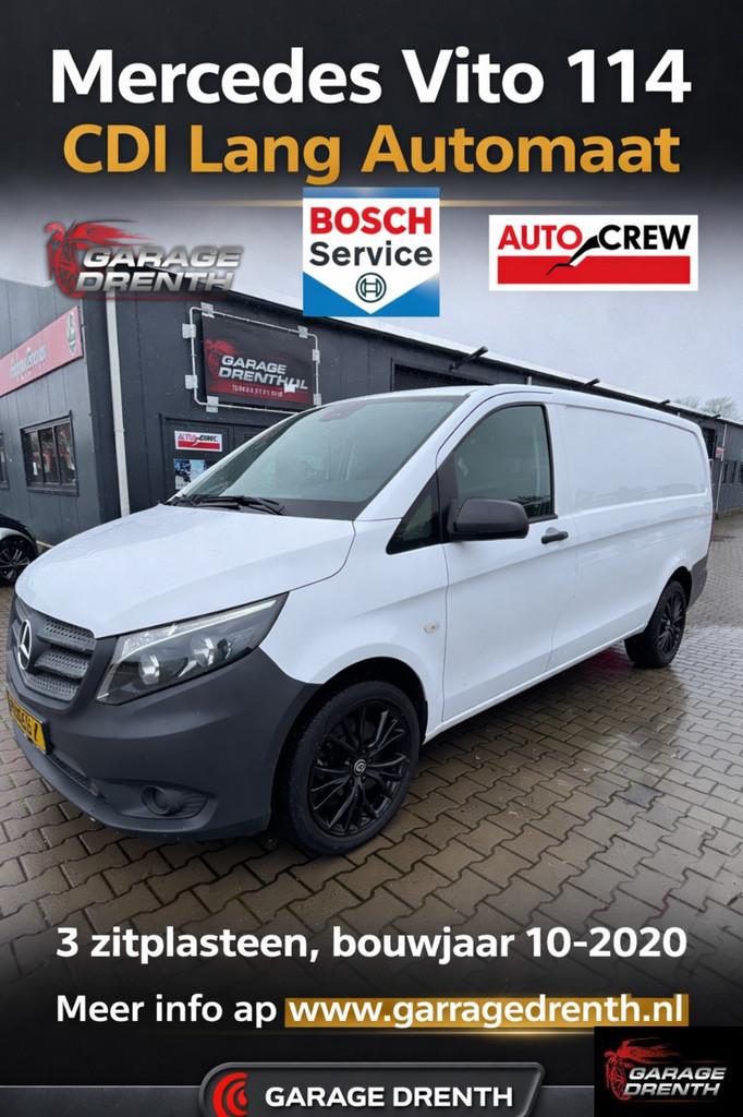 Mercedes Vito Bestel 114 CDI Lang Automaat, Automaat, Gebruikt, Zwart, 4 cilinders