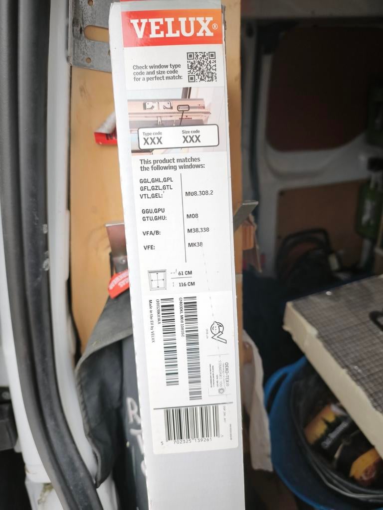 Nieuw velux verduistering dakraam, Ophalen of Verzenden, Nieuw, Overige typen, Minder dan 200 cm