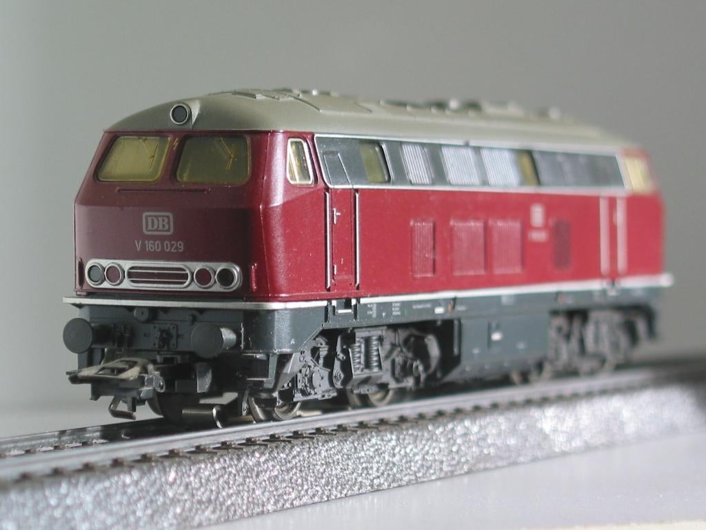 Märklin Diesellocomotief  V160 van de DB uit startset 29845., Wisselstroom, Locomotief, Ophalen of Verzenden, Zo goed als nieuw
