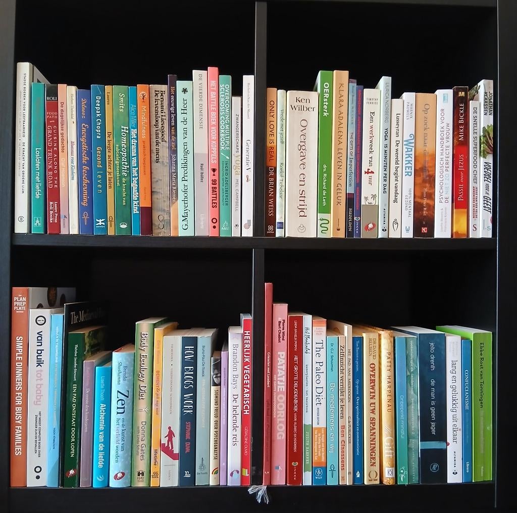 Collectie non-fictie. O.a. spiritualiteit, zelfhulp, voeding, Ophalen, Gelezen, Verschillende onderwerpen