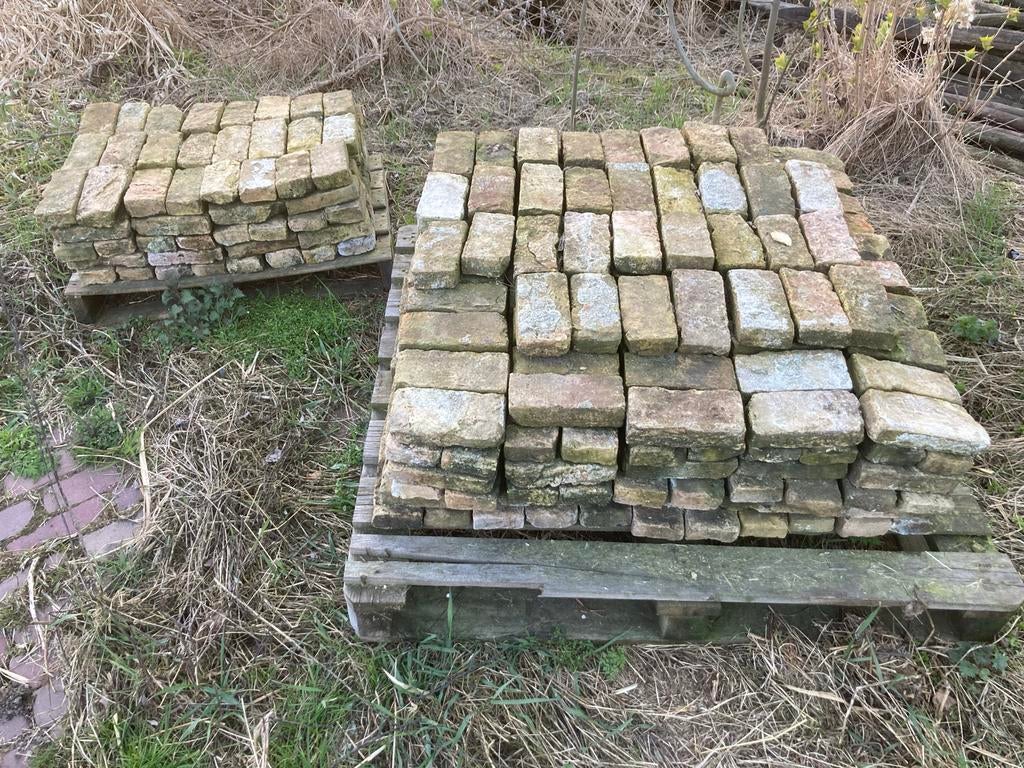 Gebruikte geeltjes, Doe-het-zelf en Verbouw, Metselstenen, Ophalen, Gebruikt, Bakstenen