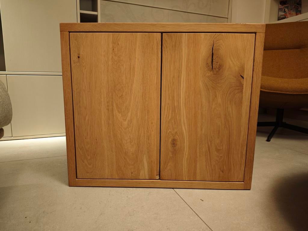 Eikenhouten kastje met ventilatie, Huis en Inrichting, Kasten | Overige, Ophalen, Gebruikt