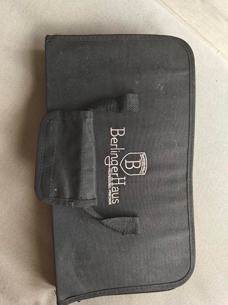 Berlinger Haus Messenset in Etui - 8-delig, Ophalen of Verzenden, Zo goed als nieuw, Rvs of Chroom, Bestekset