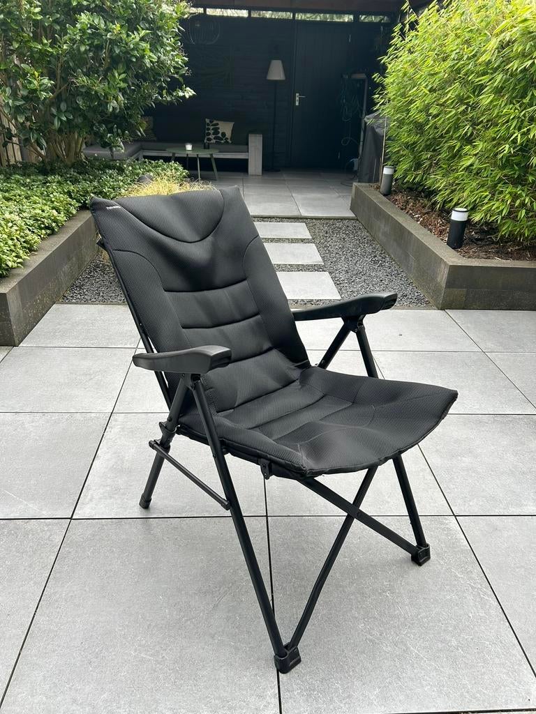 Travellife verstelbare campingstoel incl voetenbankje, Caravans en Kamperen, Ophalen, Zo goed als nieuw, Campingstoel