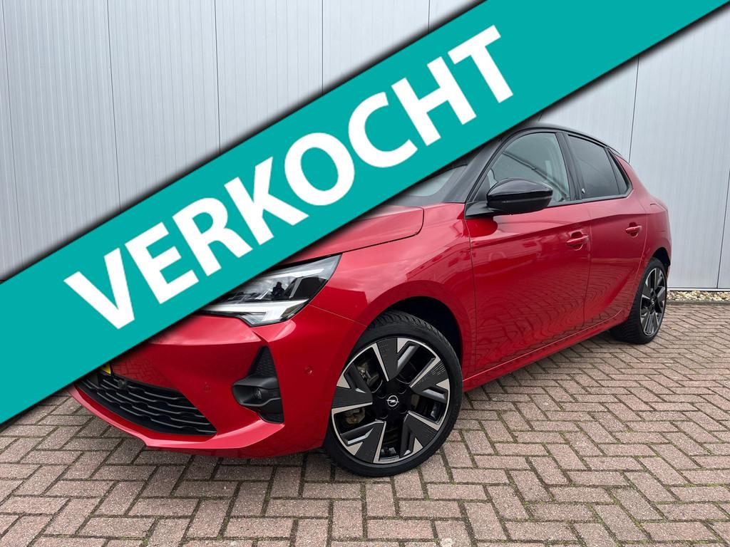Opel Corsa-e Ultimate 50 kWh 1-Fase | Warmtepomp | Parkeerse, Auto's, Opel, 330 km, 136 pk, Gebruikt, Zwart