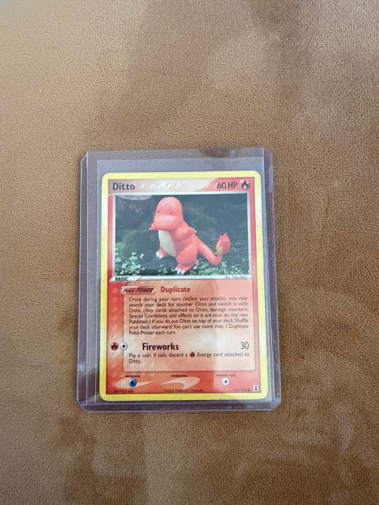 Pokémon kaart Ditto 61/113, Ophalen of Verzenden, Gebruikt, Losse kaart