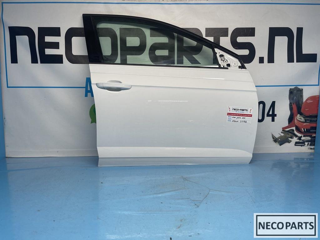 VW POLO 2G DEUR RECHTSVOOR PORTIER ORIGINELE LAK KLEUR LC9A, Gebruikt, Achterklep, Volkswagen, Ophalen of Verzenden