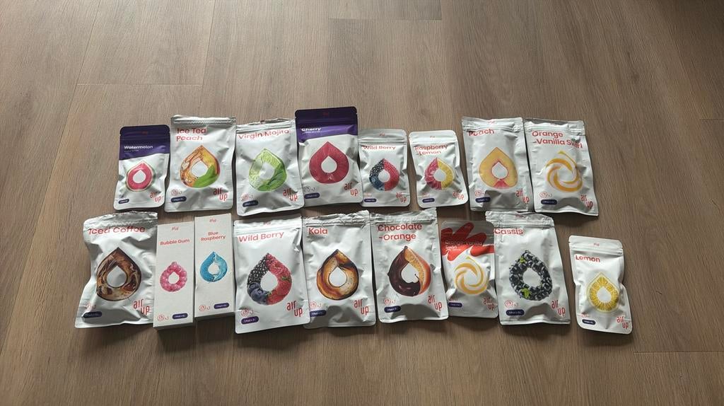Air up pods verschillende smaken, Ophalen, Gebruikt