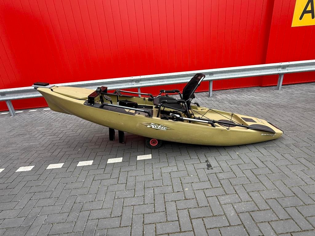 Hobie Pro Angler 12 viskajak, Ophalen, Zo goed als nieuw, Eén persoon, Kajak