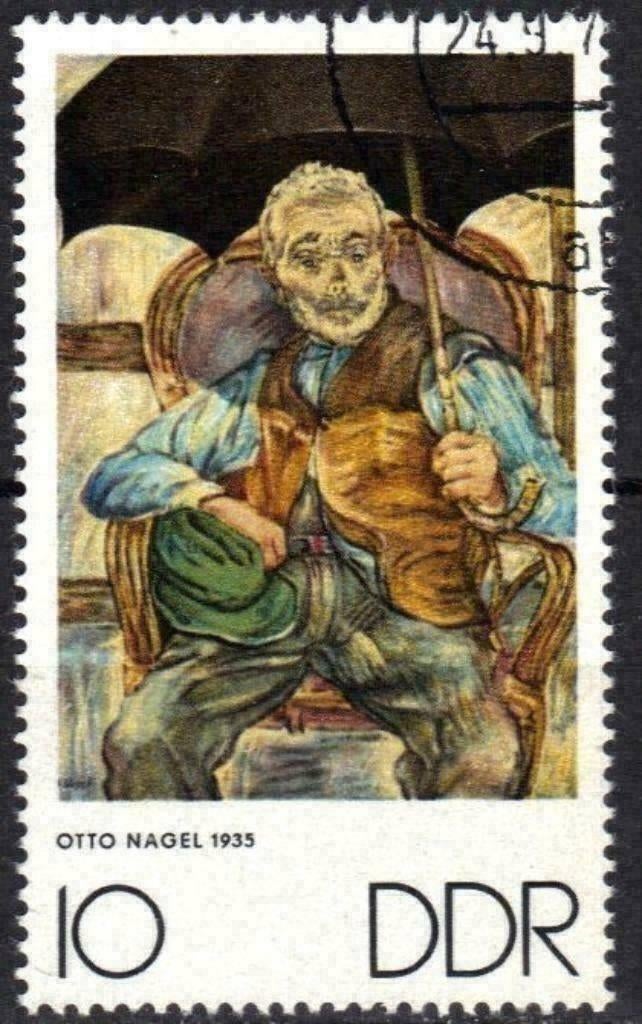 Duitsland DDR 1970 - Yvert 1286 - Schilder Otto Nagel (ST), Verzenden, DDR, Gestempeld