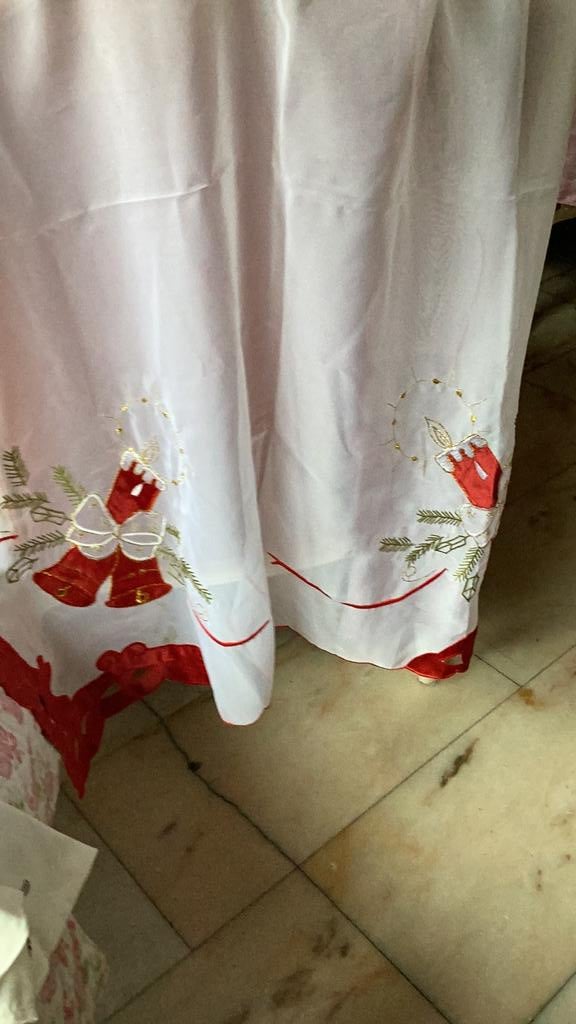 Kerst tafelkleed, Verzenden, Zo goed als nieuw