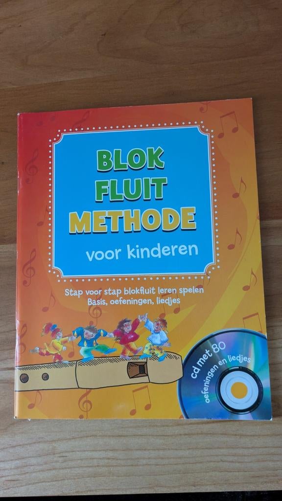 Blokfluit methode voor kinderen inclusief cd, Ophalen of Verzenden