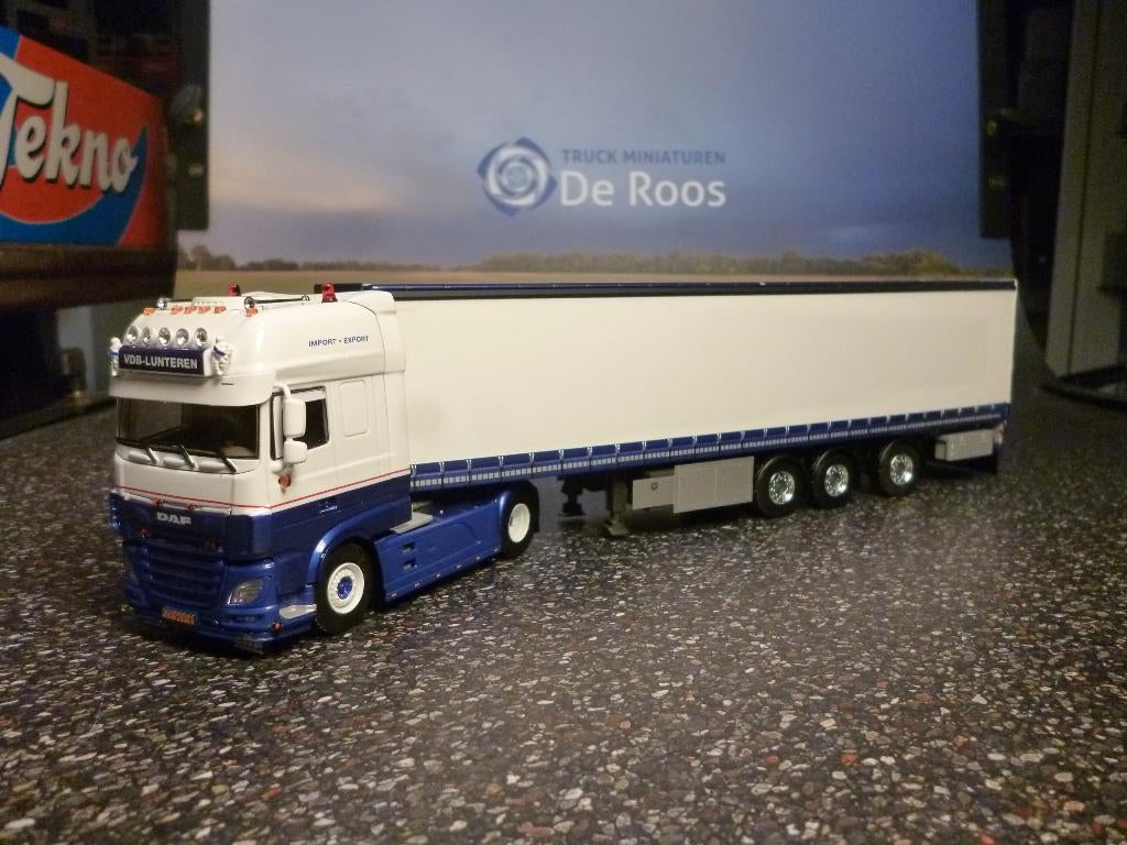 WSI DAF XF 106 VDB Lunteren, Hobby en Vrije tijd, Modelauto's | 1:50, Ophalen of Verzenden, Nieuw, Bus of Vrachtwagen, Wsi