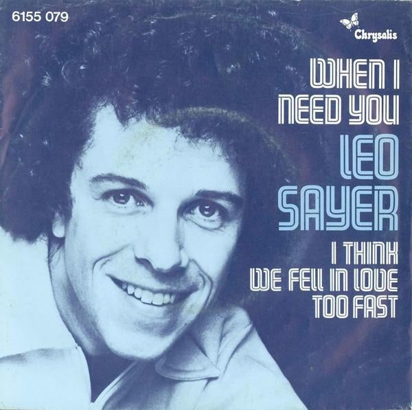 Juke-Box Single (1976) Leo Sayer - When I Need You, Ophalen of Verzenden, Gebruikt, Overige formaten